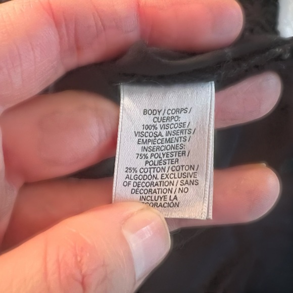 Victoria’s Secret black swim cover up. Size small - Picture 8 of 8